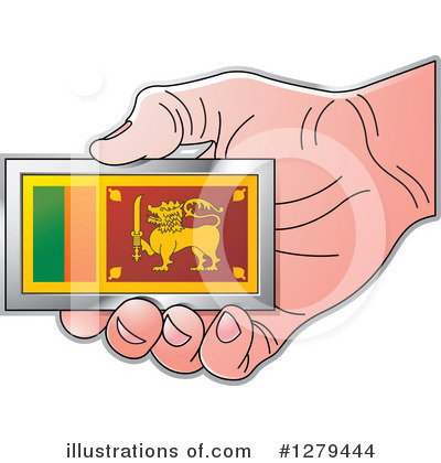 Royalty-Free (RF) Flag Clipart Illustration by Lal Perera - Stock Sample #1279444