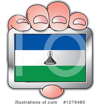 Royalty-Free (RF) Flag Clipart Illustration by Lal Perera - Stock Sample #1279480