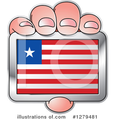 Royalty-Free (RF) Flag Clipart Illustration by Lal Perera - Stock Sample #1279481