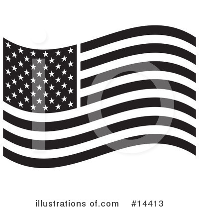 American Flag Clipart #14413 by Andy Nortnik