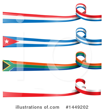 South African Flag Clipart #1449202 by Domenico Condello