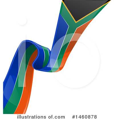 South African Flag Clipart #1460878 by Domenico Condello