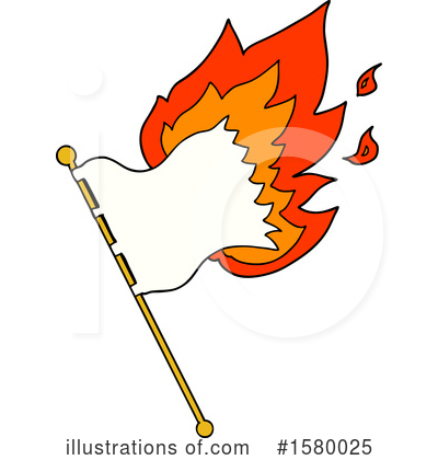 Royalty-Free (RF) Flag Clipart Illustration by lineartestpilot - Stock Sample #1580025