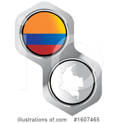 Colombia Flag Clipart #1607465 by Lal Perera