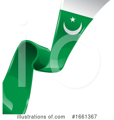 Pakistan Flag Clipart #1661367 by Domenico Condello