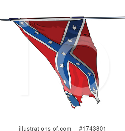 Confederate Flag Clipart #1743801 by dero