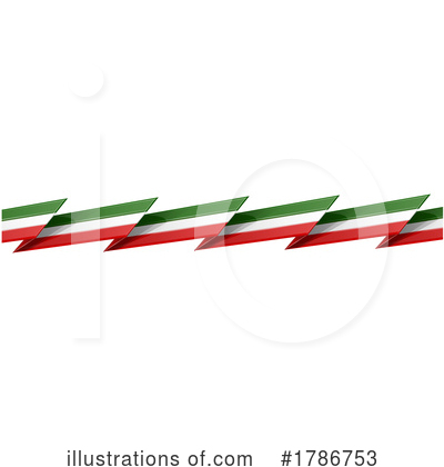Ribbon Flag Clipart #1786753 by Domenico Condello