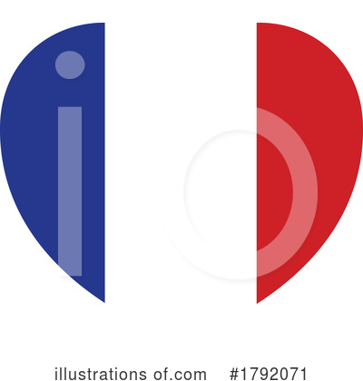 Heart Flag Clipart #1792071 by AtStockIllustration