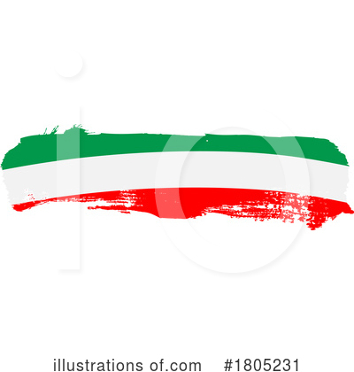 Italy Flag Clipart #1805231 by Domenico Condello