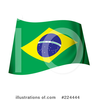 Royalty-Free (RF) Flag Clipart Illustration by michaeltravers - Stock Sample #224444