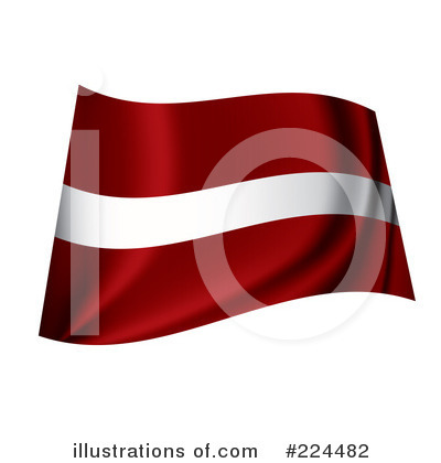 Royalty-Free (RF) Flag Clipart Illustration by michaeltravers - Stock Sample #224482