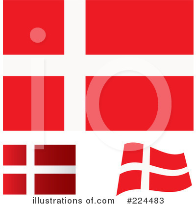 Royalty-Free (RF) Flag Clipart Illustration by michaeltravers - Stock Sample #224483
