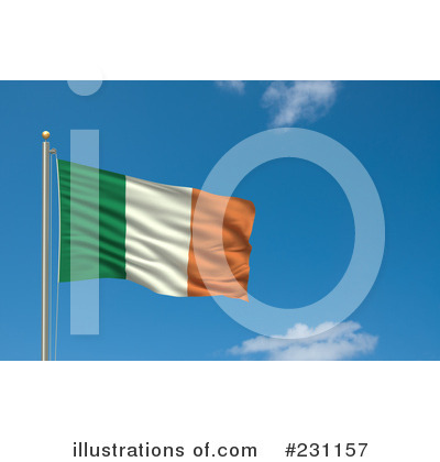 Ireland Flag Clipart #231157 by stockillustrations