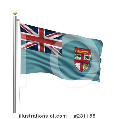 Royalty-Free (RF) Flag Clipart Illustration by stockillustrations - Stock Sample #231158