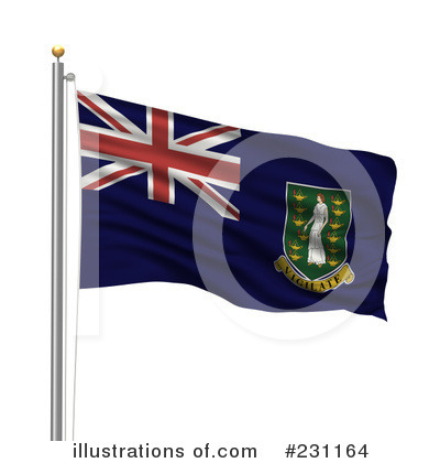 Royalty-Free (RF) Flag Clipart Illustration by stockillustrations - Stock Sample #231164