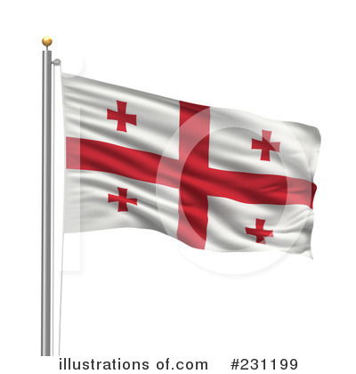 Royalty-Free (RF) Flag Clipart Illustration by stockillustrations - Stock Sample #231199