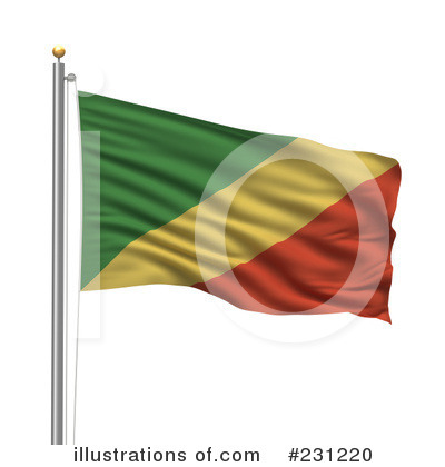 Royalty-Free (RF) Flag Clipart Illustration by stockillustrations - Stock Sample #231220