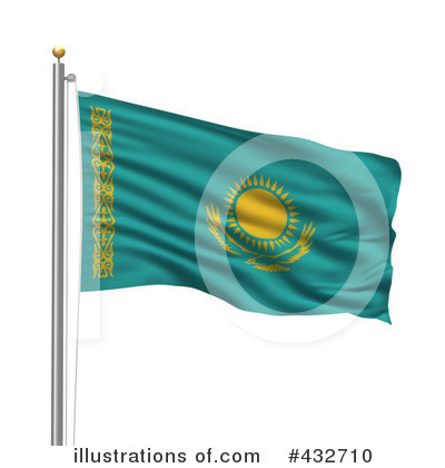 Royalty-Free (RF) Flag Clipart Illustration by stockillustrations - Stock Sample #432710