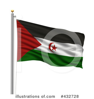 Royalty-Free (RF) Flag Clipart Illustration by stockillustrations - Stock Sample #432728