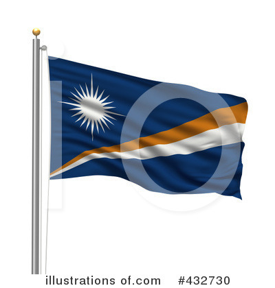 Royalty-Free (RF) Flag Clipart Illustration by stockillustrations - Stock Sample #432730
