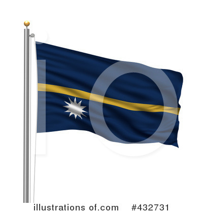 Royalty-Free (RF) Flag Clipart Illustration by stockillustrations - Stock Sample #432731