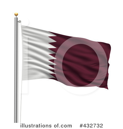 Royalty-Free (RF) Flag Clipart Illustration by stockillustrations - Stock Sample #432732
