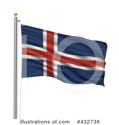 Royalty-Free (RF) Flag Clipart Illustration by stockillustrations - Stock Sample #432736