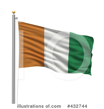 Royalty-Free (RF) Flag Clipart Illustration by stockillustrations - Stock Sample #432744