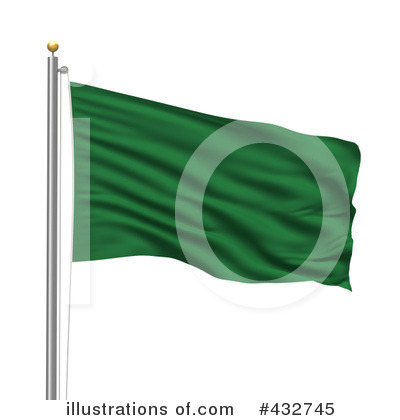 Royalty-Free (RF) Flag Clipart Illustration by stockillustrations - Stock Sample #432745