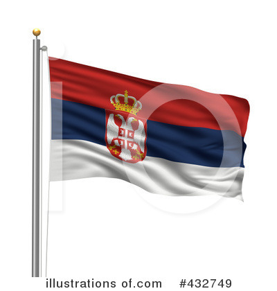 Royalty-Free (RF) Flag Clipart Illustration by stockillustrations - Stock Sample #432749