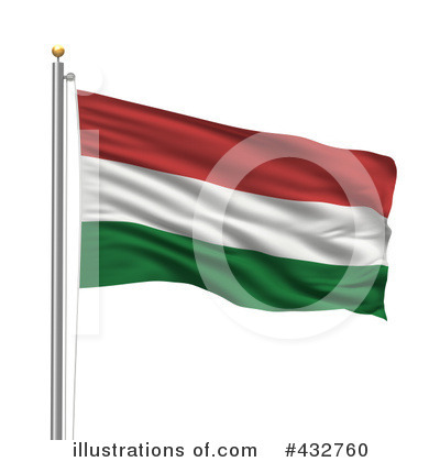 Royalty-Free (RF) Flag Clipart Illustration by stockillustrations - Stock Sample #432760