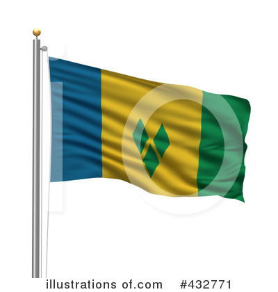 Royalty-Free (RF) Flag Clipart Illustration by stockillustrations - Stock Sample #432771