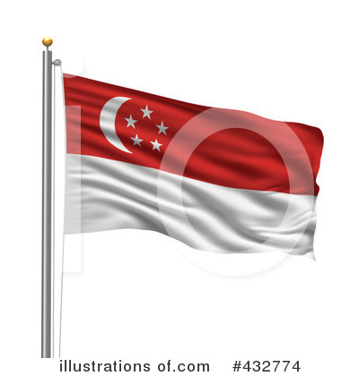 Royalty-Free (RF) Flag Clipart Illustration by stockillustrations - Stock Sample #432774