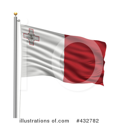 Royalty-Free (RF) Flag Clipart Illustration by stockillustrations - Stock Sample #432782