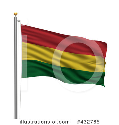 Royalty-Free (RF) Flag Clipart Illustration by stockillustrations - Stock Sample #432785