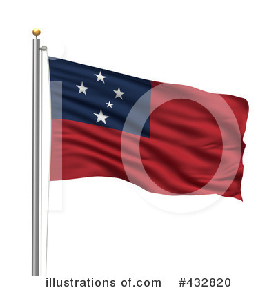 Royalty-Free (RF) Flag Clipart Illustration by stockillustrations - Stock Sample #432820