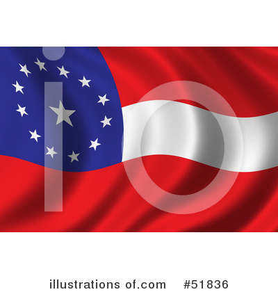 Confederate Flag Clipart #51836 by stockillustrations