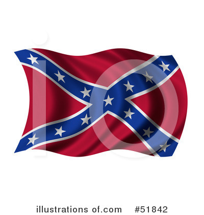 Confederate Flag Clipart #51842 by stockillustrations