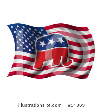 Royalty-Free (RF) Flag Clipart Illustration by stockillustrations - Stock Sample #51863