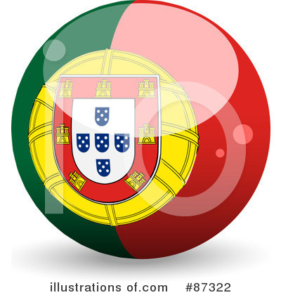 Royalty-Free (RF) Flag Clipart Illustration by elaineitalia - Stock Sample #87322