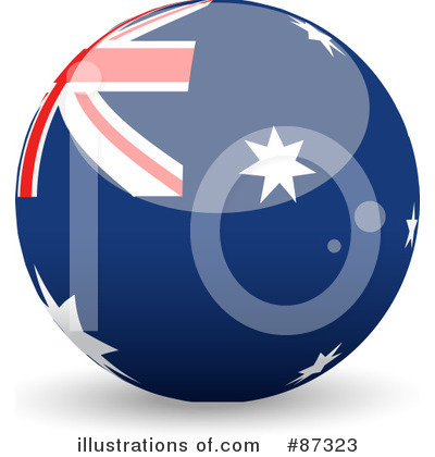 Royalty-Free (RF) Flag Clipart Illustration by elaineitalia - Stock Sample #87323