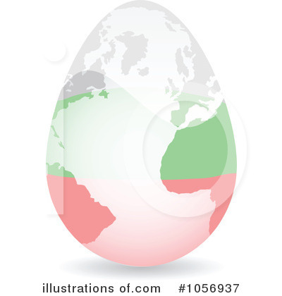 Flag Egg Globe Clipart #1056937 by Andrei Marincas