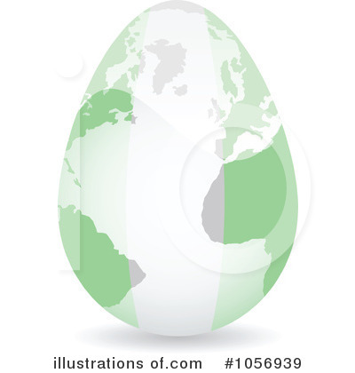 Egg Globe Clipart #1056939 by Andrei Marincas