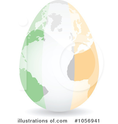 Flag Egg Globe Clipart #1056941 by Andrei Marincas