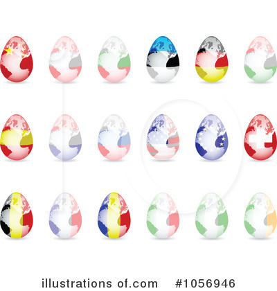 Egg Globe Clipart #1056946 by Andrei Marincas