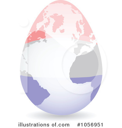 Flag Egg Globe Clipart #1056951 by Andrei Marincas
