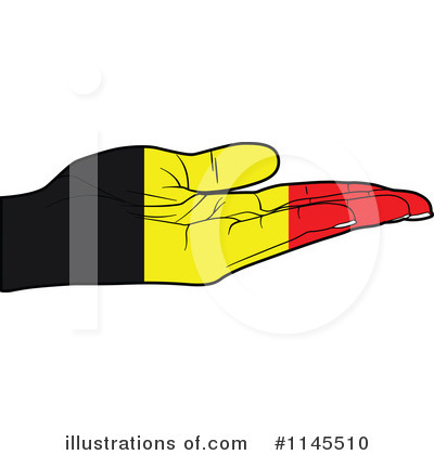 Royalty-Free (RF) Flag Hand Clipart Illustration by Andrei Marincas - Stock Sample #1145510