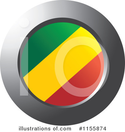 Royalty-Free (RF) Flag Icon Clipart Illustration by Lal Perera - Stock Sample #1155874