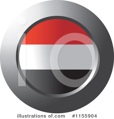Royalty-Free (RF) Flag Icon Clipart Illustration by Lal Perera - Stock Sample #1155904