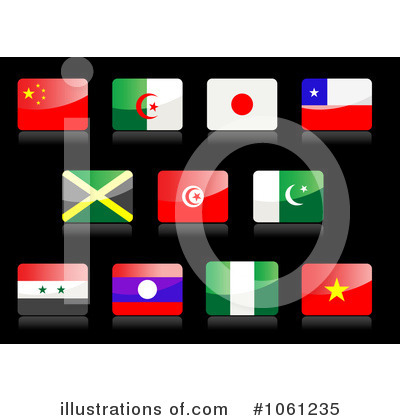 Nigeria Flag Clipart #1061235 by Vector Tradition SM
